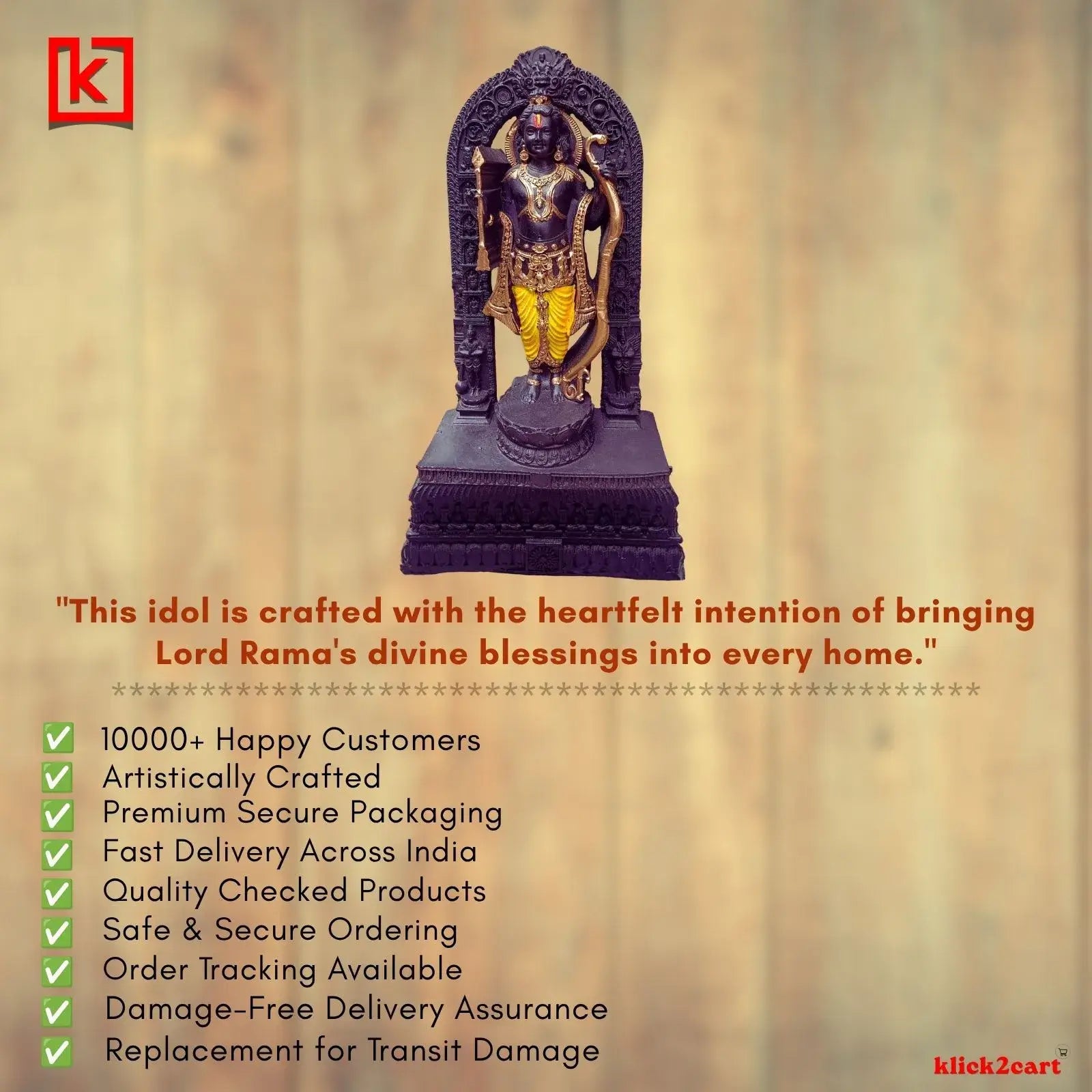 Sri Ram Raksha Idol – A Part of your Premium Collection